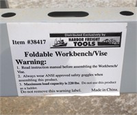 Workbench / vise and canvas tool organizer