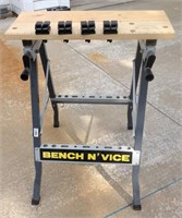 Workbench / vise and canvas tool organizer