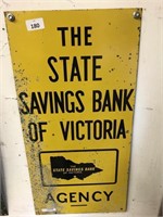 THE STATE SAVINGS BANK OF VICTORIA SIGN