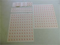 Sheets of  Canada "A" Stamps