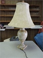 Marble Base Table Lamp, 26" T