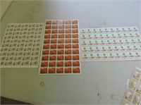 Sheets of 8 Cent Stamps