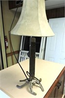 Table Lamp, Blacksmith Rasps & Horseshoes