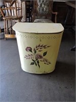 Vintage Metal Laundry Basket