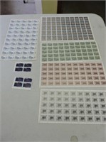 Sheets of 32, 35, 37, 48, 64, 80 Cent Stamps