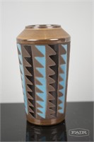 Pottery vase by Knabstrup of Denmark