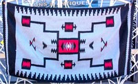 Native American Influenced Wool Blanket