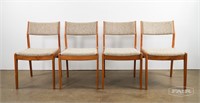 Set of Four Teak Dining Chairs for Scan