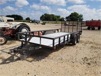 LL- 18FT PIPETOP TANDEM AXLE TRAILER