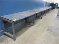 (8) Metal Work Benches