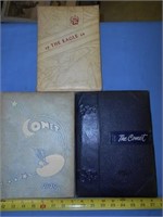 3pc 1949 - 1950 Castroville & Lytle Year Books