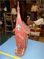 Hand Made Wood Country Chic Bird House