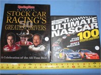2pc NASCAR Hard Cover Collector's Books