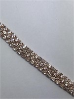 Silver Morganite (19.20ct) Bracelet