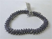 Silver Tanzanite (10ct) Bracelet