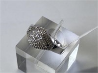 Silver & Diamond (0.70ct) Ring