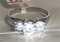 14K White Gold Diamond (1.36ct) Ring