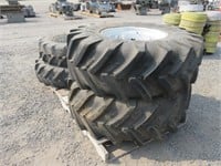 (4) Assorted Tractor Tires