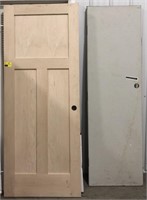 Non hung interior door 32x81” no hung exterior