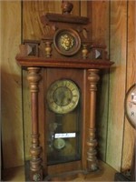 GERMAN VIEN. REGULATOR 8 DAY MANTLE/WALL 28 TALL