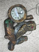 ELECTRIC OWL CLOCK