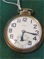 ELGIN BW RAYMOND 21J 16S 5 POS WORKING OPEN FACE