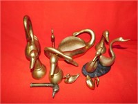 Quantity of brass ornaments