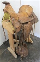 Very Early Spanish Vaquero Saddle (Per Seller)