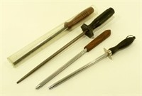 4 Knife Sharpening Steels - One Chicago Cutlery