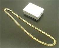 24" Goldplated Stainless Steel Necklace - Brand
