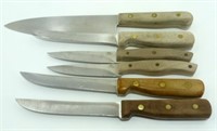 Knives by Chicago Cutlery - 1 French, 5 Boning