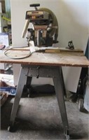 Craftsman 10" radial saw with stand.