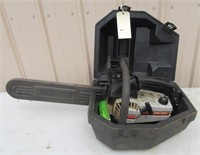 Craftsman gas chain saw with hard case and extra