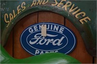 Ford Blue Wood Sign
