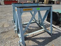 (2) Steel Sawhorses, 5200 lb. Capacity