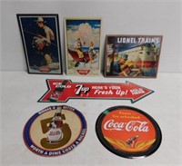 Assorted Metal Signs