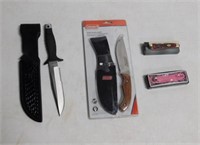 S&W Boot Knife and Coleman Camp Knife