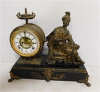 Bronze Ansonia Mantle Clock NY USA circa 1882