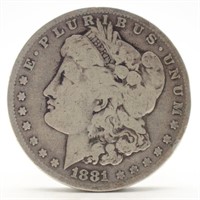 1881-S Morgan Silver Dollar - G