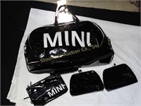 Mini Cooper travel bag w/small bags