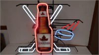 Molson Canadian Neon Light(works)-28"W x 31"W