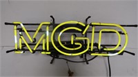 MGD Neon Light(works)-25 1/4"W x 9"H(needs cleaned