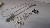 Misc Jewelry Lot-Incl.(1) .925 Sterling Silver