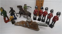 10 Cast Iron Miniature Toys