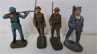 Vintage Toy Soldiers-made in Mexico