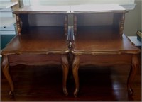 PAIR OF STEP END TABLES