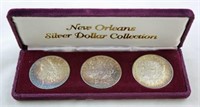 New Orleans Morgan Dollar Set 1884, 1885 & 1898