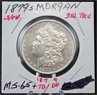 1879 S Morgan Silver Dollar Error Coin