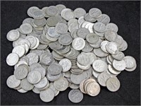 200 Roosevelt .90% Silver Dimes 1964 $20 Face