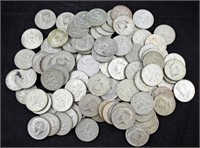 114 Kennedy 40% Silver Clad Half Dollars 1965 - 69